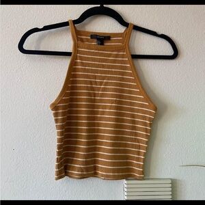 Mustard Yellow Tank Top Crop Top
Halter Top Striped
